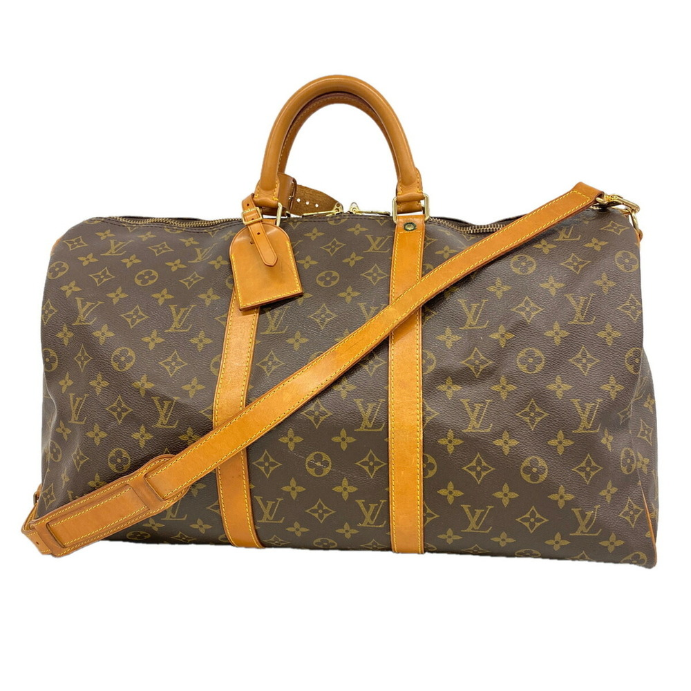 Louis Vuitton Bags - Boston Monogram Keepall Bandoulière 60 M41416 Brown Men'...